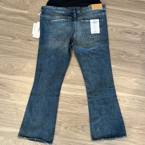 H&M MATERNITY JEANS BOOTCUT SIZE US 4 - Picture 2 of 3